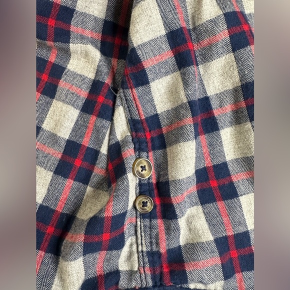 Abercrombie Fitch Shirt XL Muscle Fit Soft Cotton Blue Button Up Long Sleeve - Picture 7 of 9